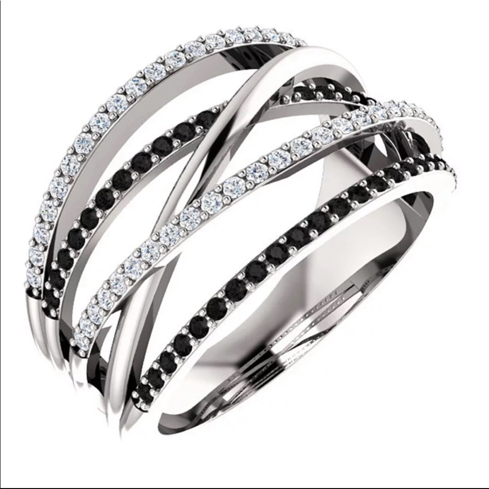 New Women’s 925 Silver Sapphire Beautiful Ring